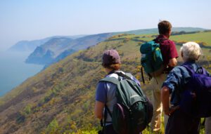 Overlooking Hollow Combe, Exmoor, North Devon Overlooking Hollow Combe, Exmoor, North Devon