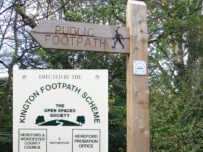 The Kington Footpath Scheme, celebrates its twentieth anniversary this year - Pic Barrie Trumper The Kington Footpath Scheme, celebrates its twentieth anniversary this year - Pic Barrie Trumper
