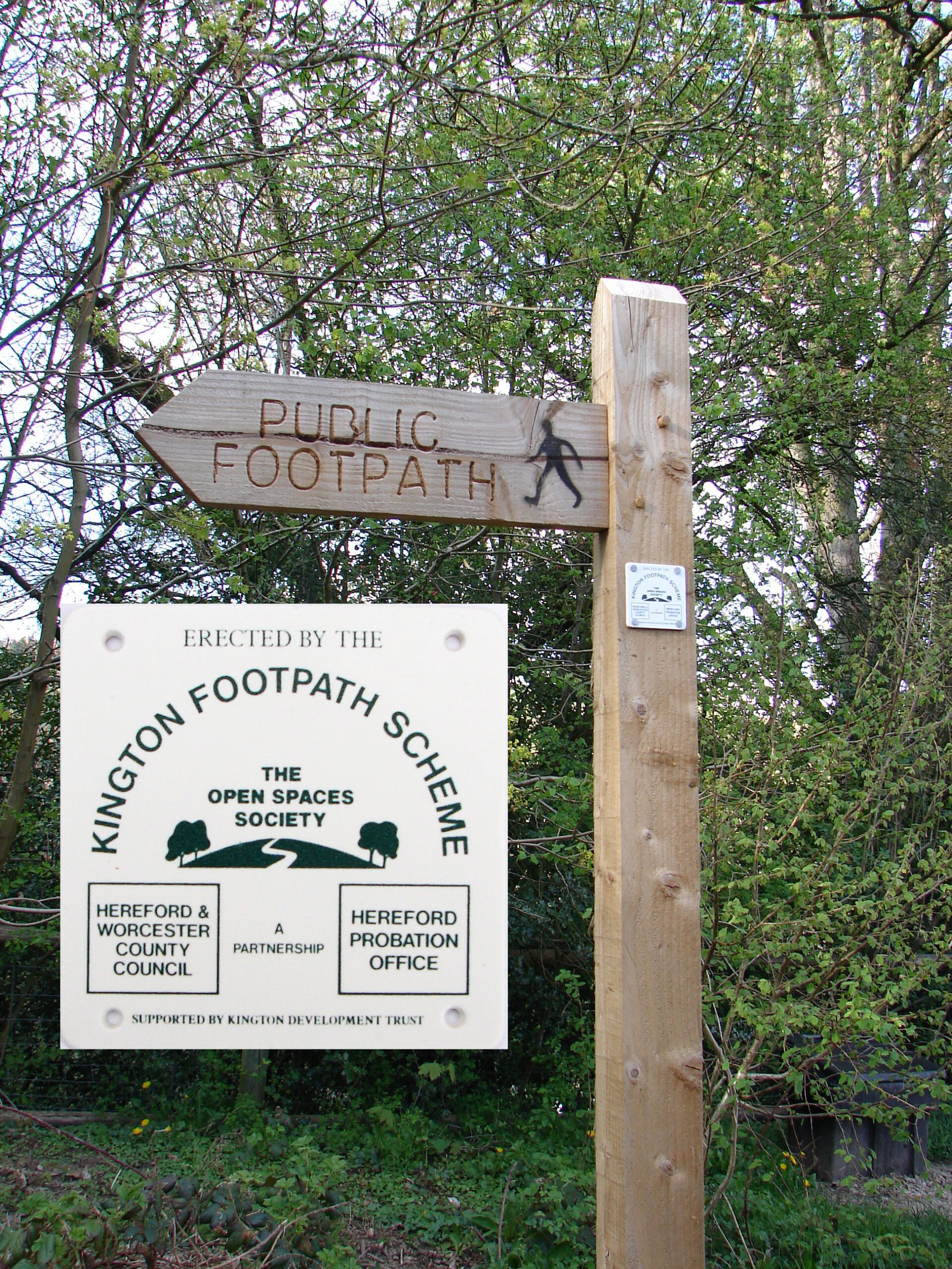 The Kington Footpath Scheme, celebrates its twentieth anniversary this year - Pic Barrie Trumper