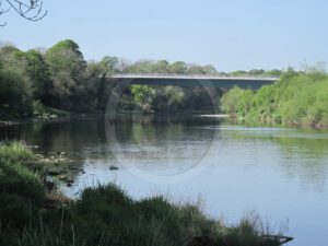 The new bridge over the River Eden in Carlisle